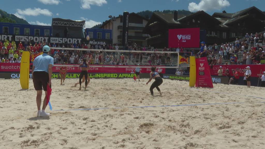 In Gstaad misst sich Beachvolley-Elite