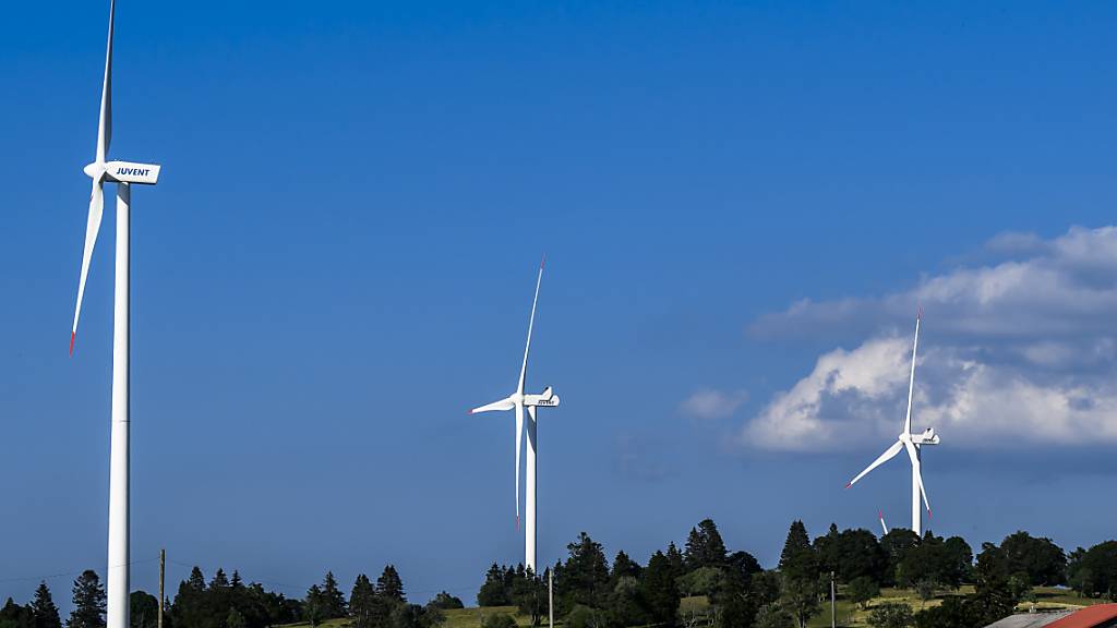 Die im Energiekonzept vorgesehene Windenergie fehlt im Kanton St. Gallen bisher fast gänzlich. (Symbolbild)