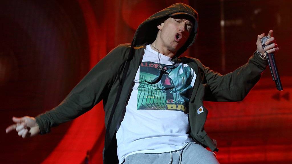 Eminem hat überraschend einen Anti-Trump-Song veröffentlicht. (Archivbild)