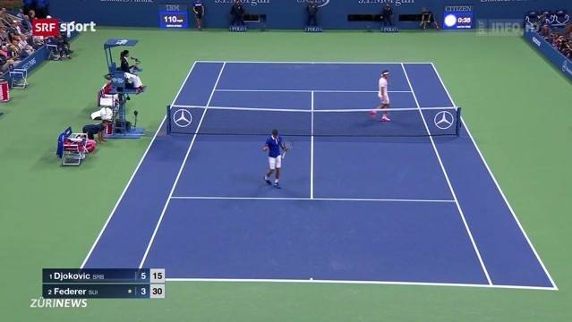 Enttäuschung bei Roger Federer