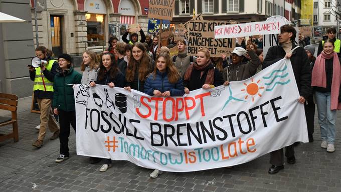 Über 300 Teilnehmende an Klima-Demonstration in Aarau