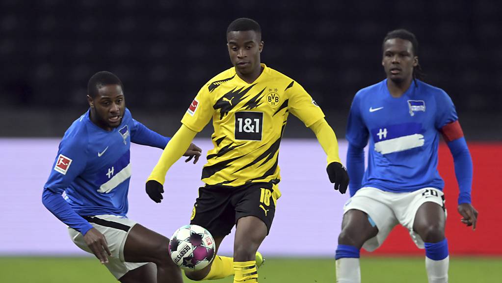 Nach dem Bundesliga-Rekord gleich das Champions-League-Debüt? Dortmunds Youssoufa Moukoko könnte zum jüngsten Spieler in der Geschichte der Königsklasse werden