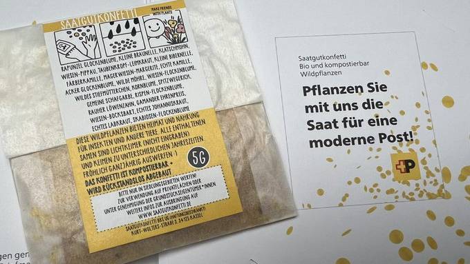 Saatgutkonfetti aus Deutschland – Nationalrätin ärgert sich über Post