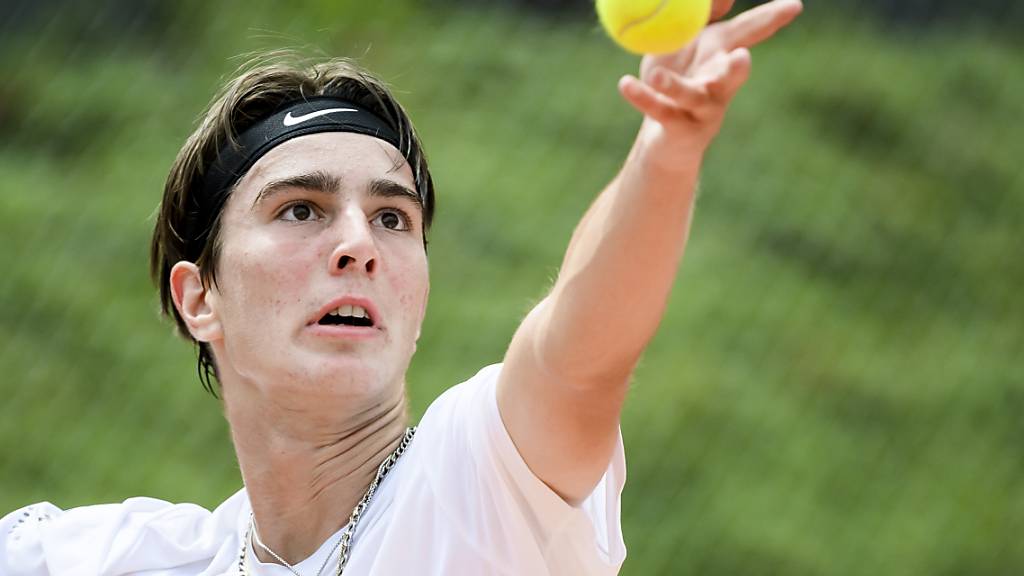 Blick nach vorne: Nach seinem ersten Challenger-Final wird der Genfer Tennisprofi Kilian Feldbausch in der Weltrangliste rund 220 Plätze gutmachen