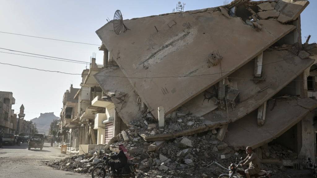 Der Bund will Asylanträge von Syrerinnen und Syrern ab dem 1. September wieder prüfen: Zerstörung in der syrischen Stadt Palmyra. (Archivbild)