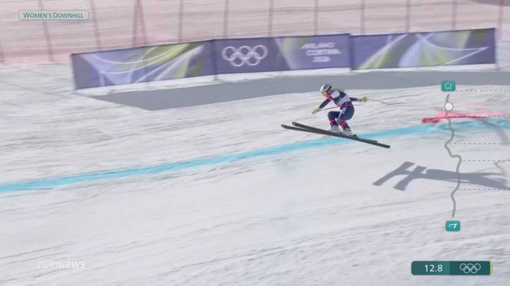 Olympia-Abfahrt: Schweizerinnen deklassiert, Sturzdrama um Lindsey Vonn