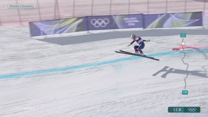 Olympia-Abfahrt: Schweizerinnen deklassiert, Sturzdrama um Lindsey Vonn