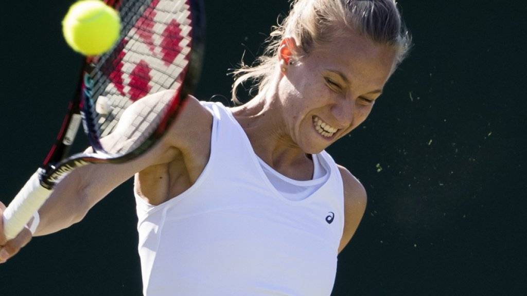 Das tut weh: Viktorija Golubic schied in Wimbledon auf ärgerliche Art aus