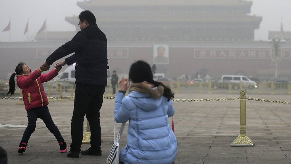 Der Smog ist zurück in Peking. (Archiv)