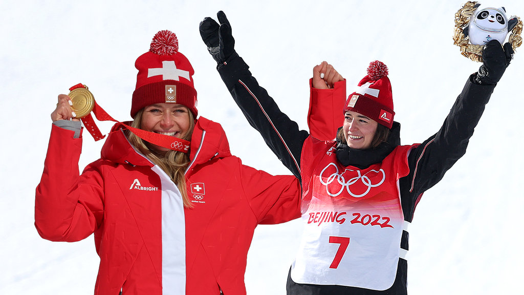 Doppel-Gold: Corinne Suter und Mathilde Gremaud sind Olympiasiegerinnen