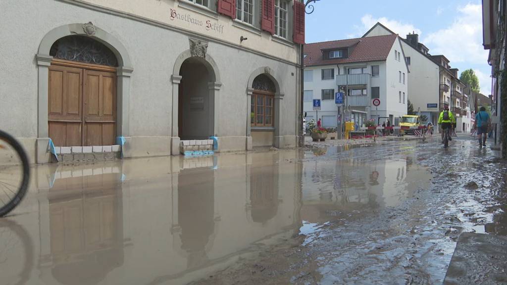 Berlingen und Gottlieben kämpfen gegen das Hochwasser