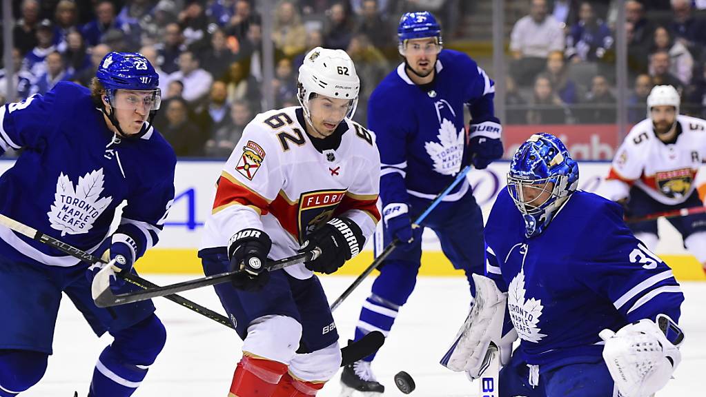 Denis Malgin hat die Seiten gewechselt und spielt nun nicht mehr für die Florida Panthers, sondern für Toronto Maple Leafs.