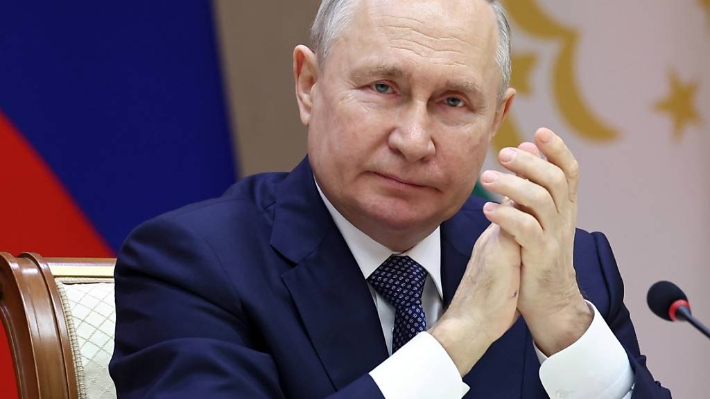 Der russische Präsident Wladimir Putin wird am 14. Dezember seine große Jahresmedienkonferenz abhalten. Foto: Valery Sharifulin/Pool Sputnik Kremlin/AP/dpa - ACHTUNG: Nur zur redaktionellen Verwendung und nur mit vollständiger Nennung des vorstehenden Credits