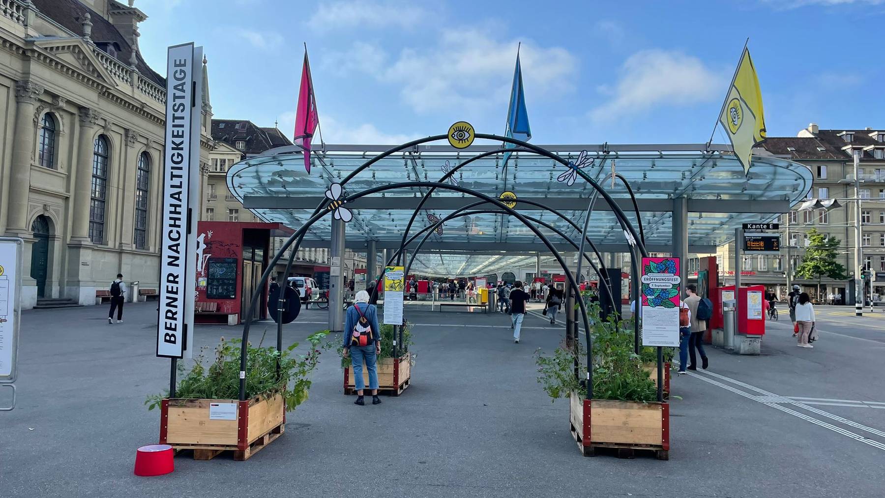 Rund um den Bahnhof Bern kommt es zu Verkehrseinschränkungen wegen den Nachhaltigkeitstagen.