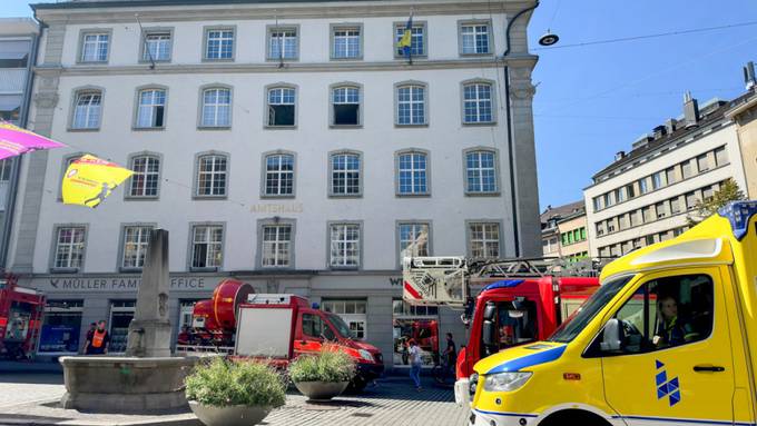 Gebäude in St.Galler Altstadt wegen E-Bike-Akku-Brand evakuiert