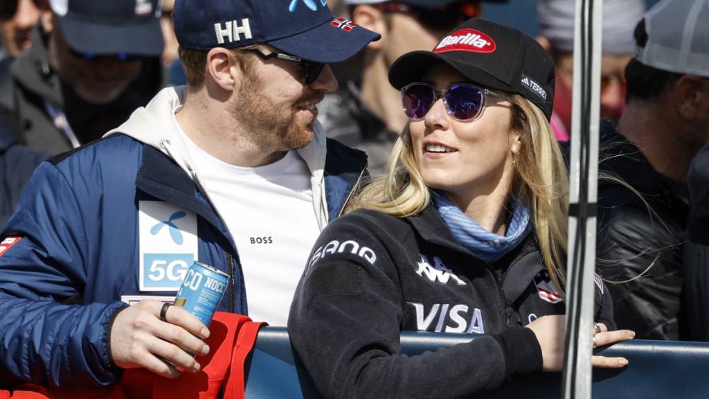 Aleksander Aamodt Kilde und seine Verlobte Mikaela Shiffrin