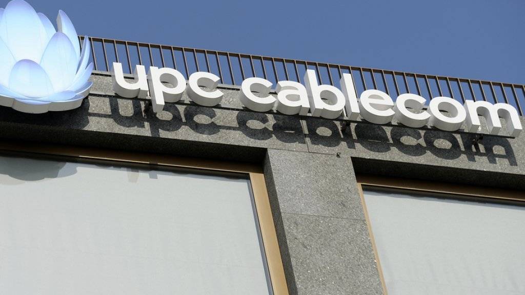 Dank der Mobilfunksparte und Geschäftskunden steigerte UPC (hier noch das alte Logo) den Umsatz im ersten Quartal.