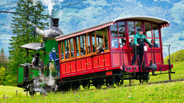 Historische Lok 7 Dampffahrten auf die Rigi