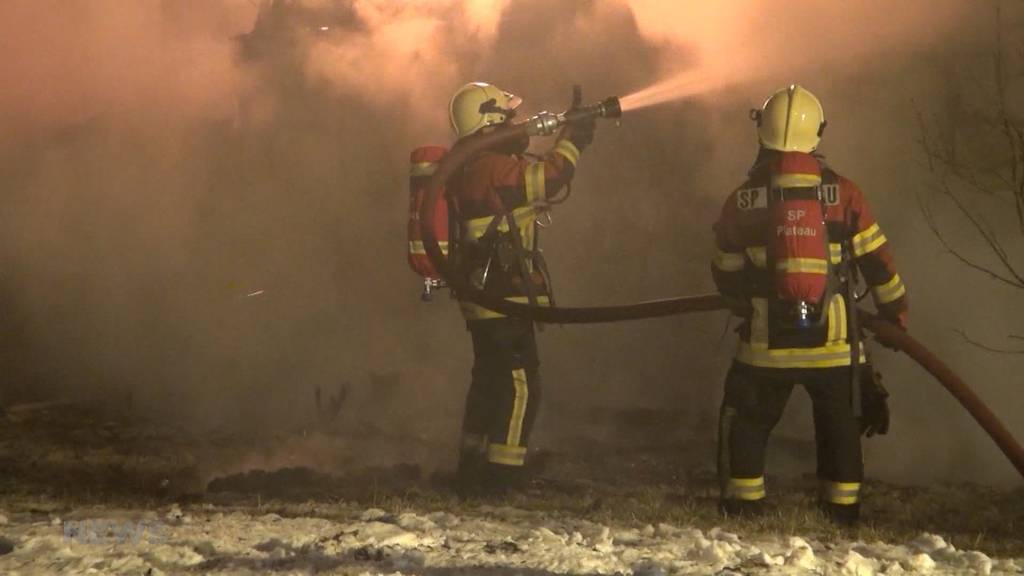 Hausbrand bei Twannberg: Kein Wasser für die Feuerwehr