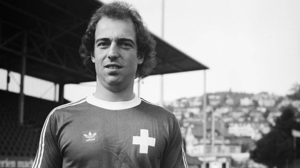 20-facher Schweizer Internationaler: Jakob Brechbühl 1976 im Berner Stadion Neufeld