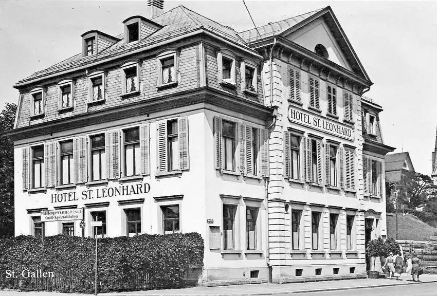 Das Hotel St. Leonhard an der Bogenstrasse in St.Gallen.