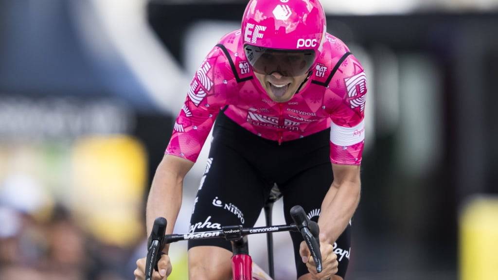 Alex Baudin wird am Freitag in Gelb statt in Rosa fahren