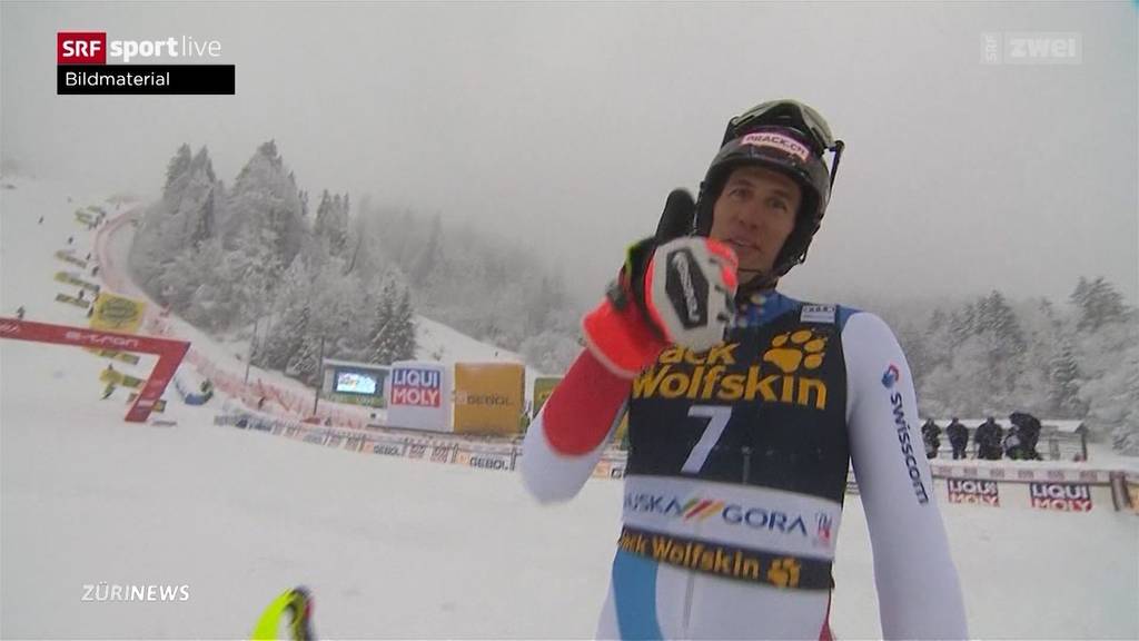 Slalom von Kranjska Gora: Ramon Zenhäusern auf Rang drei