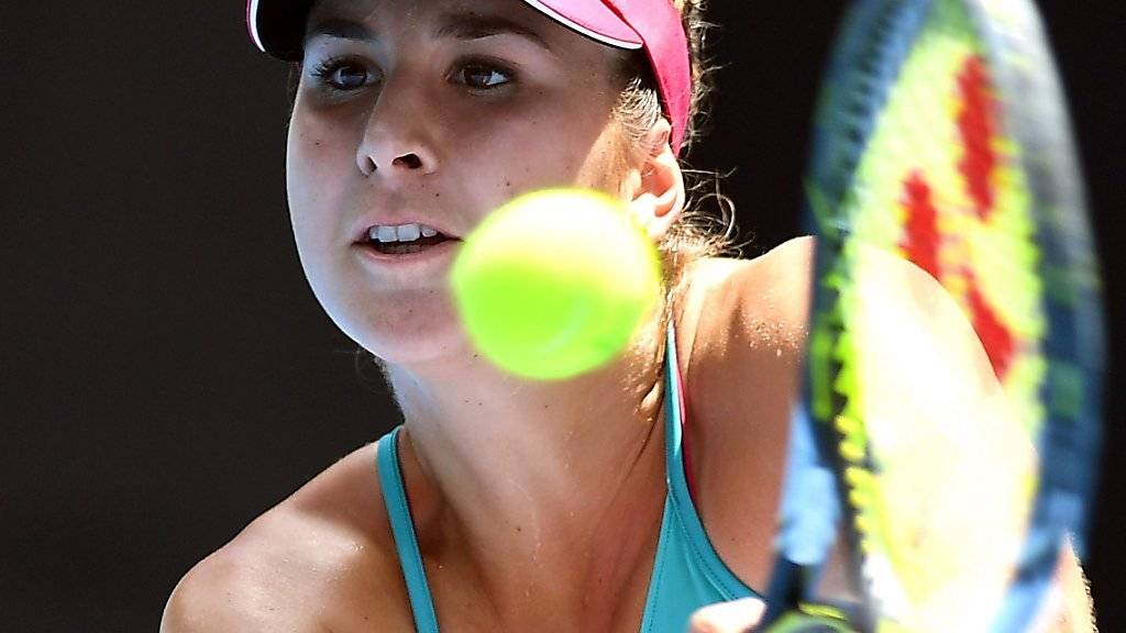 Für Belinda Bencic ist das WTA-Turnier in St. Petersburg bereits nach der 1. Runde zu Ende