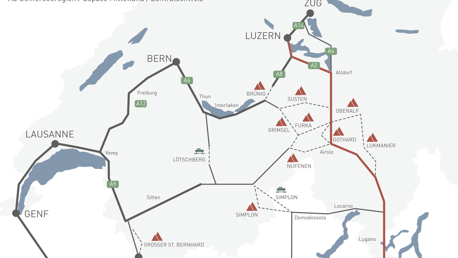 Ferienverkehr: So umfährst du den Gotthard-Stau