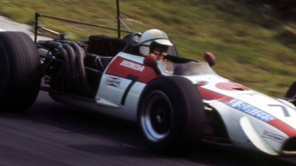 John Surtees 1968 in einem Honda beim GP Grossbritannien: Am Freitagnachmittag starb der älteste noch lebende Formel-1-Weltmeister