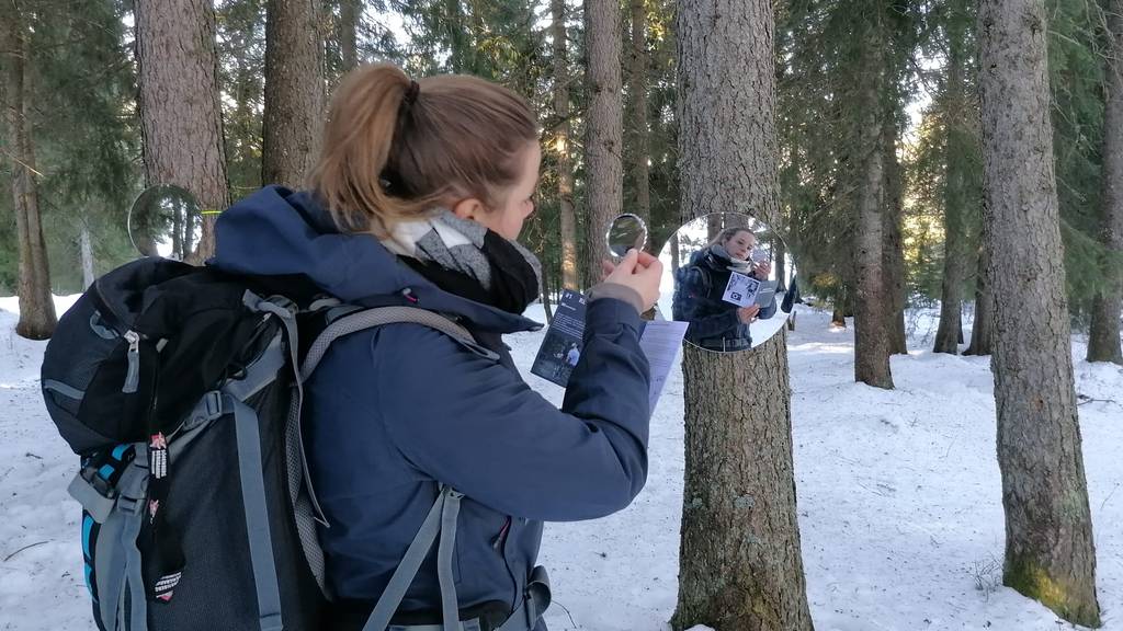 Auf dem Foto-Trail Sörenberg durch die bezaubernde Winterlandschaft