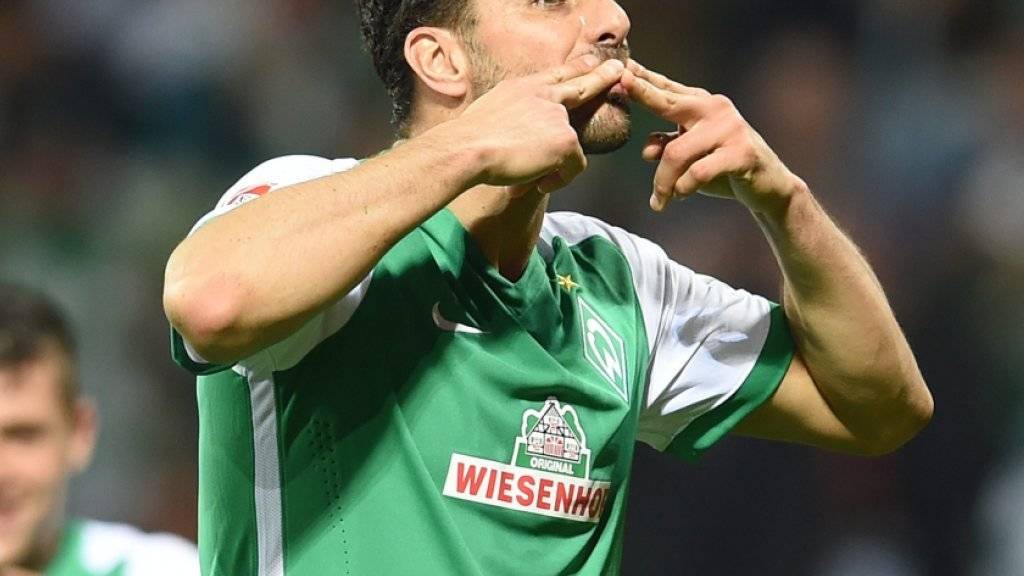 Claudio Pizarro bekennt sich auch nächste Saison zu Werder Bremen