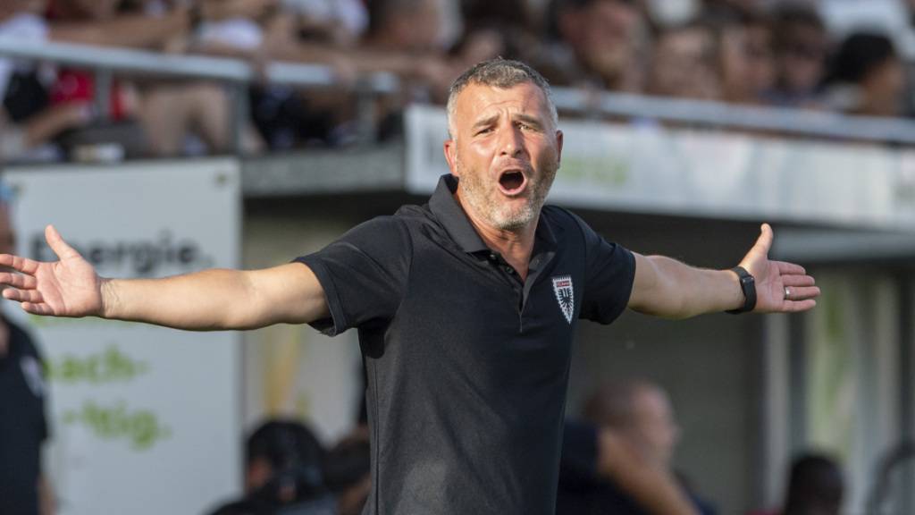 Aarau-Trainer Alex Frei ist enttäuscht