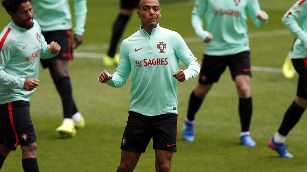 Portugals Nationalspieler bei einer Trainingseinheit