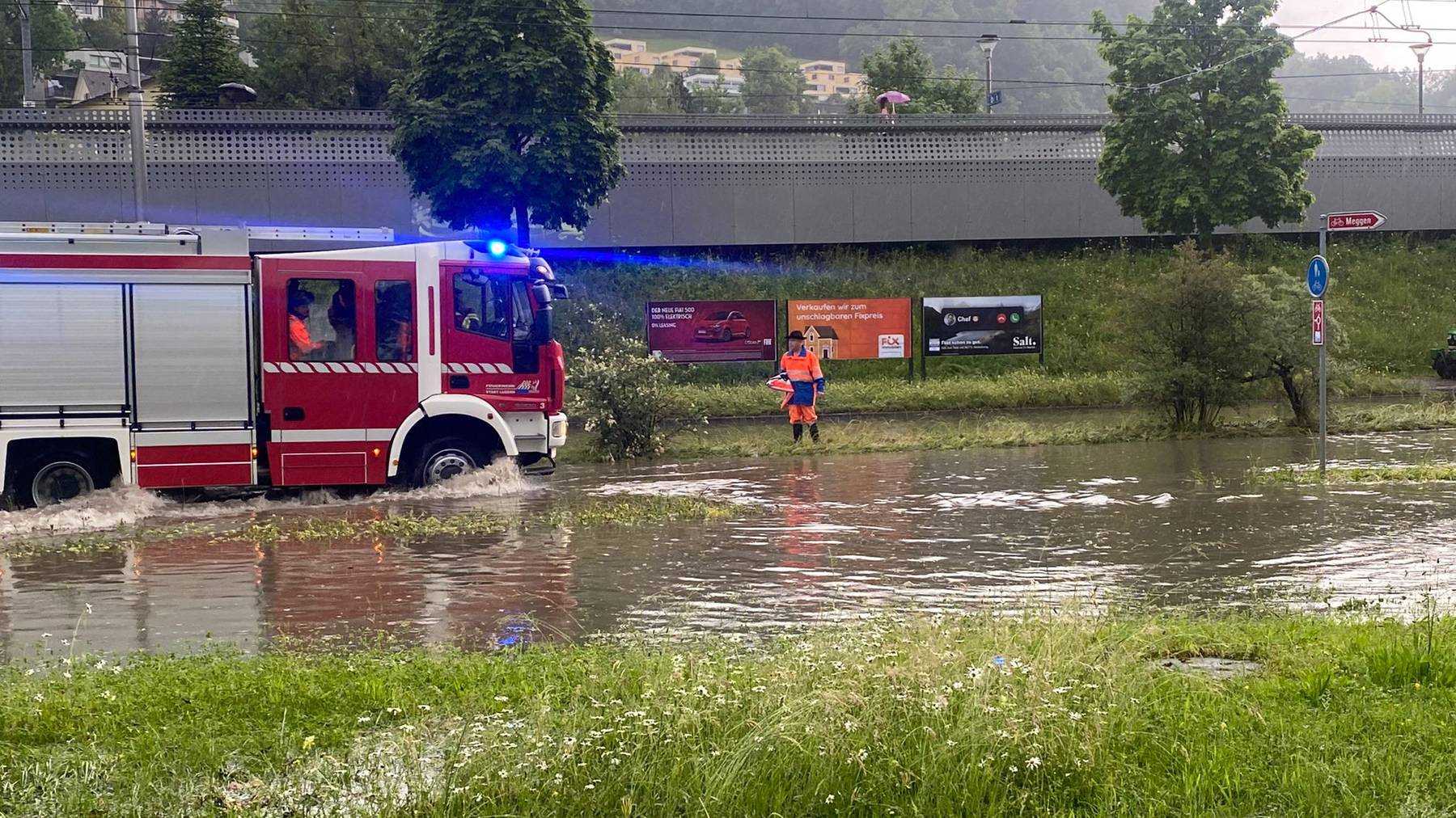 Leserreporter Haldenstrassen Überschwemmung