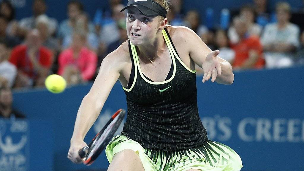 Jelina Switolina eliminierte in den Viertelfinals am Turnier in Brisbane die Weltranglisten-Erste Angelique Kerber