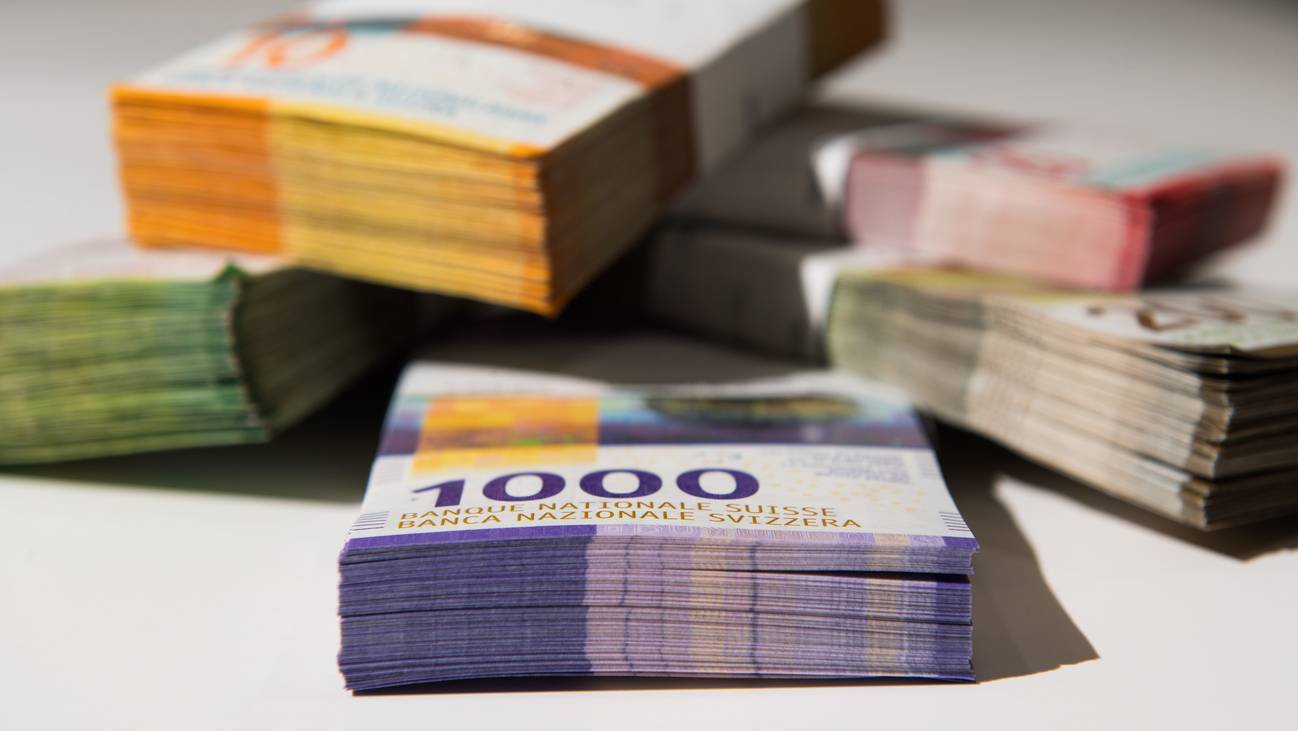 Geld Schweizer Franken Noten