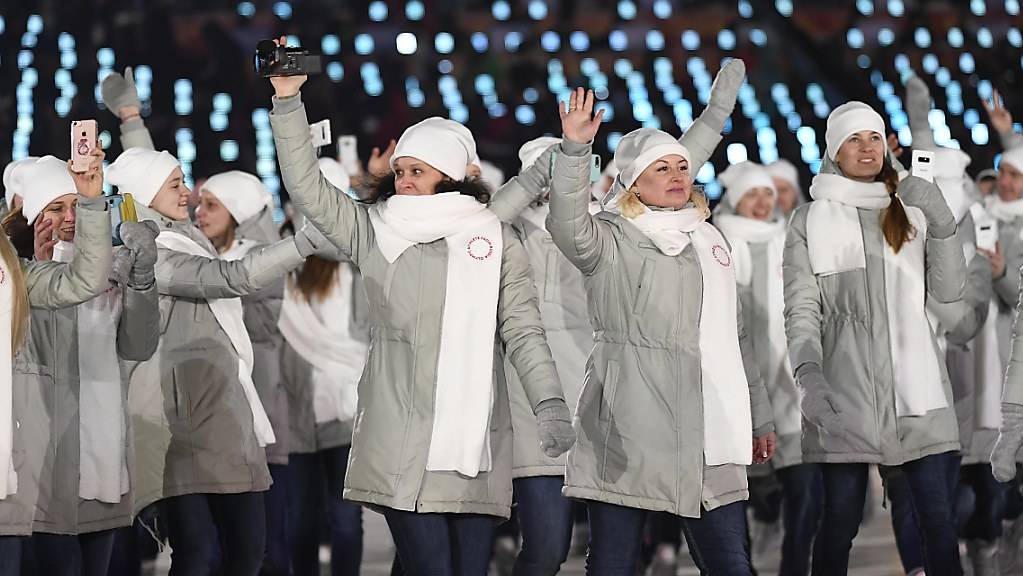 Olympische Athleten aus Russland bei den Winterspielen 2018 in Pyeongchang