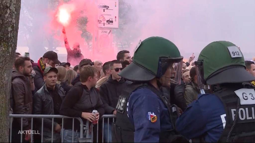 Feyenoord-Rotterdam-Anhänger wüten in Bern