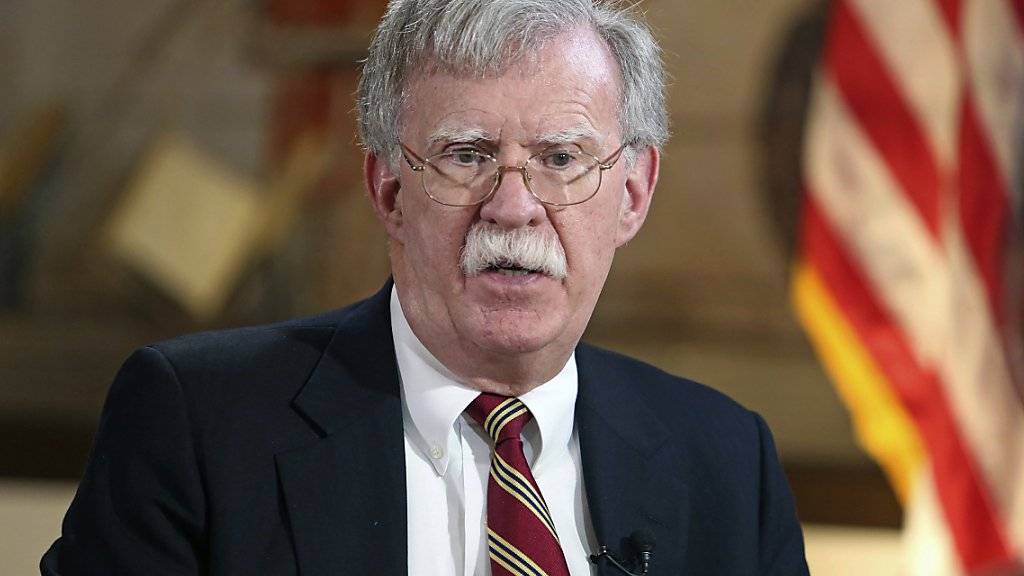 John Bolton,  Nationaler Sicherheitsberater von US-Präsident Donald Trump, bezeichnet Venezuela, Kuba und Nicaragua in einer Rede als «Troika der Tyrannei».