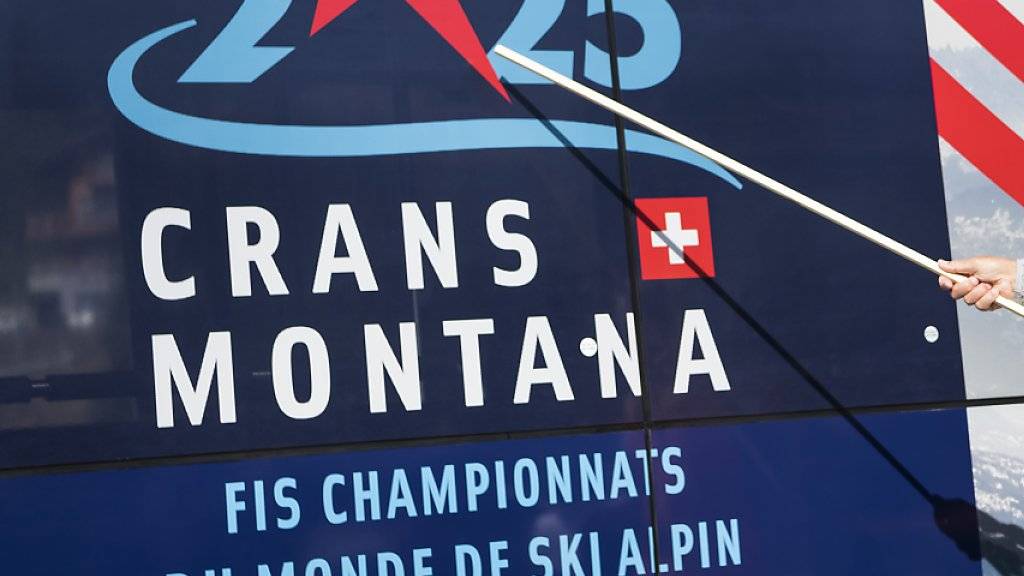 Das Logo der WM-Kandidatur von Crans-Montana für 2025