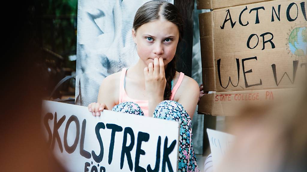 Die Politik soll mehr gegen den Klimawandel tun: die schwedische Klimaschutzaktivistin und Schülerin Greta Thunberg. (Archivbild)