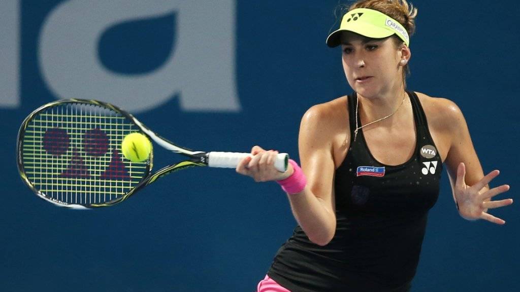 Starker Start und harter Kampf am Ende: Belinda Bencic setzte sich in Sydney in drei Sätzen gegen Jekaterina Makarowa durch