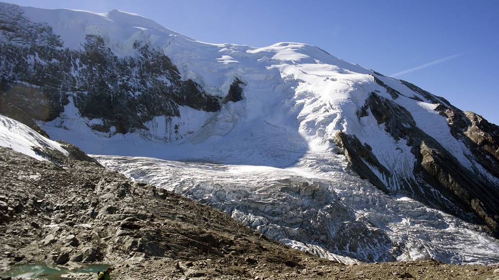 Gletscherabbruch oberhalb von Saas-Grund