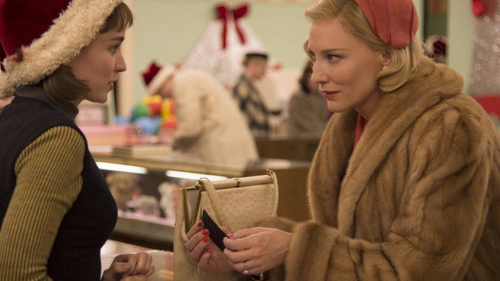 Der Favorit der diesjährigen Golden Globes: «Carol» mit den Schauspielerinnen Rooney Mara (links) und Cate Blanchett.