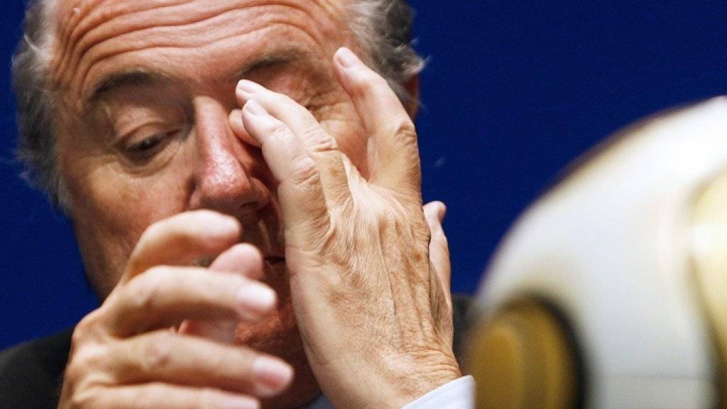 Joseph Blatter durchlebt schwere Zeiten