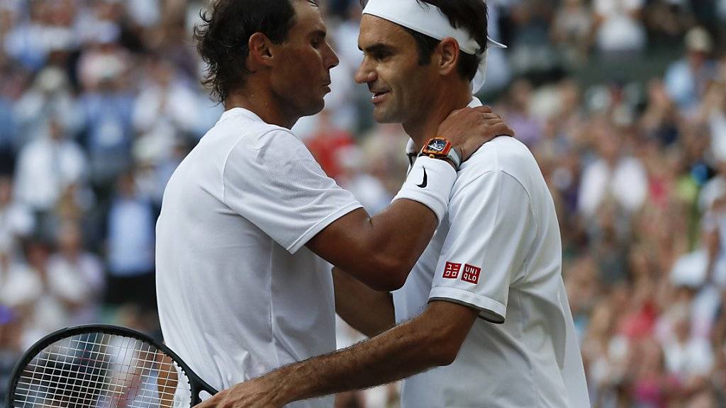 In Wimbledon noch erbitterte Gegner, wollen Roger Federer (re.) und Rafael Nadal im ATP-Spielerrat wieder zusammenarbeiten