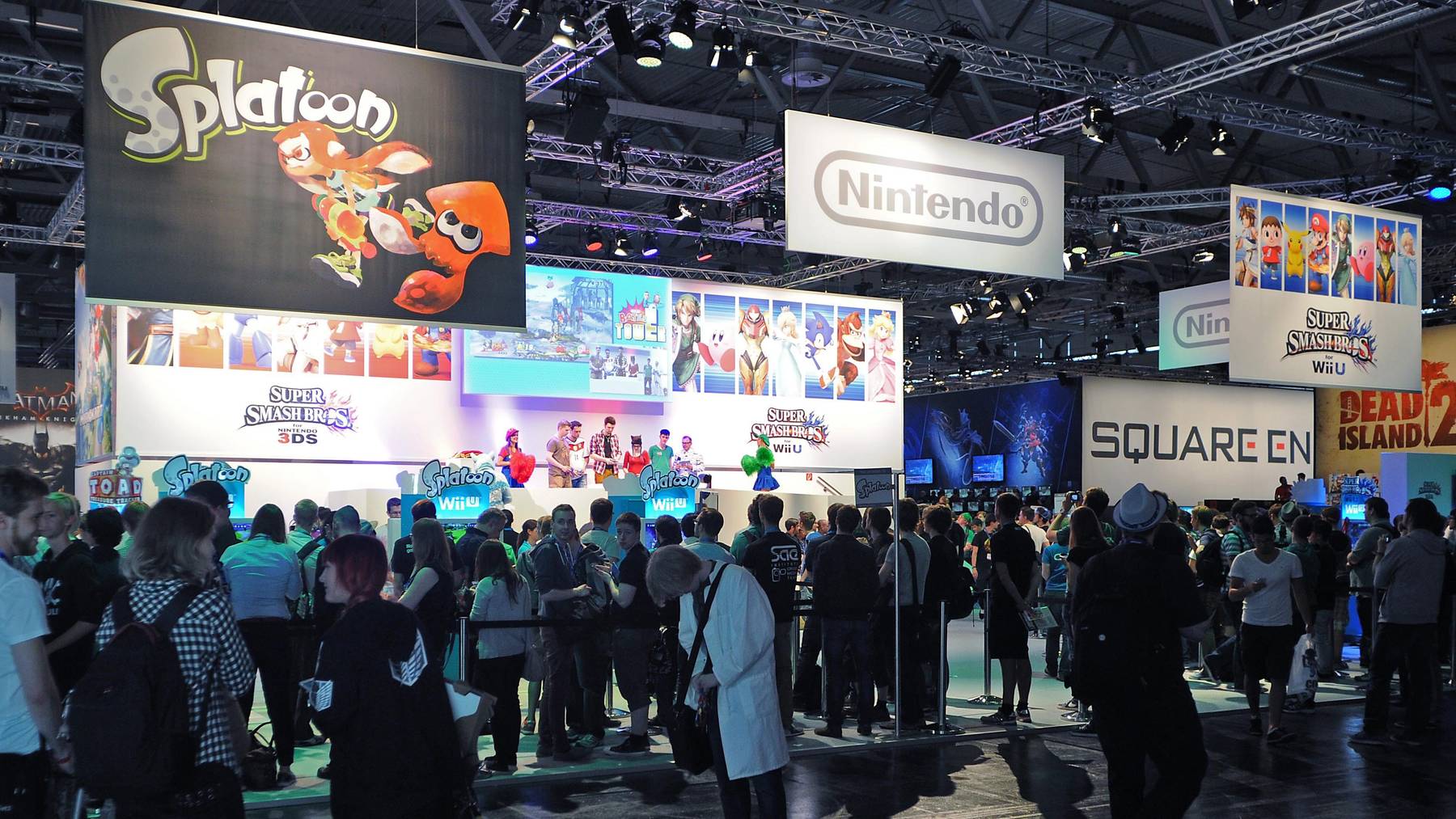 Der Stand von Nintendo an der Gamescom 2014. (Archivbild)