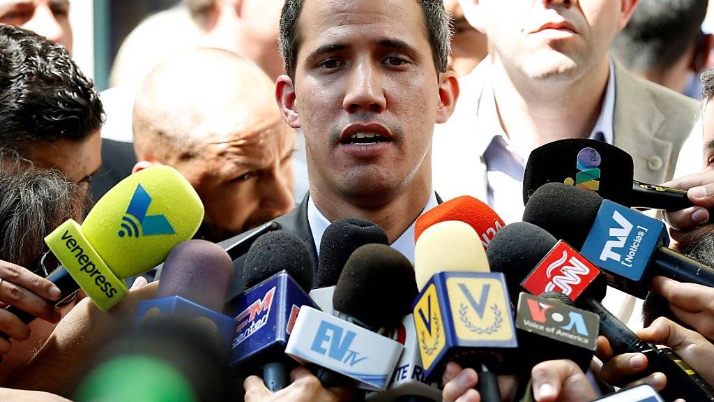 Venezuelas selbsternannter Gegenpräsident Juan Guaidó ist derzeit eine gefragte Persönlichkeit.