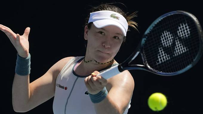 Lulu Sun am Australian Open ausgeschieden